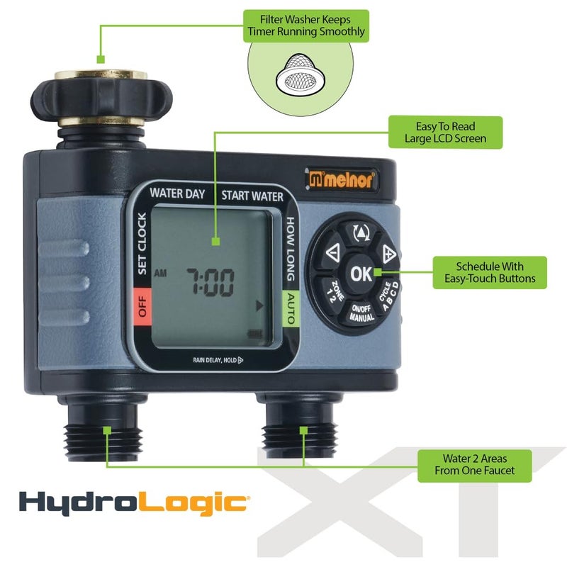 Melnor HydroLogic 2-Zone Digital Water Timer - Image 4